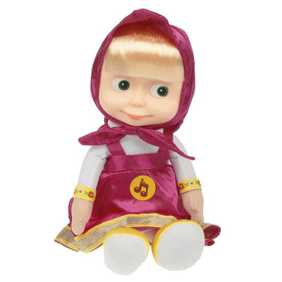 Мягкая озвученная игрушка Маша и Медведь Маша 29 см Мульти-Пульти V85833-29B0 01